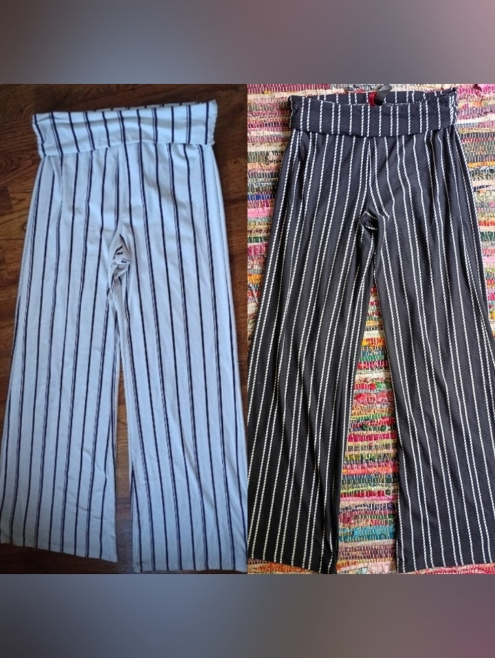 Hot Kiss 2 Pairs Fold Over Pants